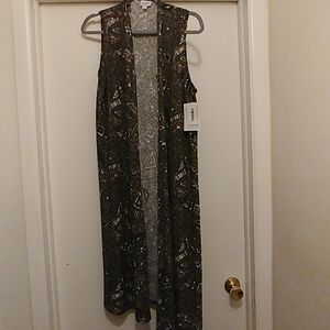 lularoe joy duster cardigan sleeveless